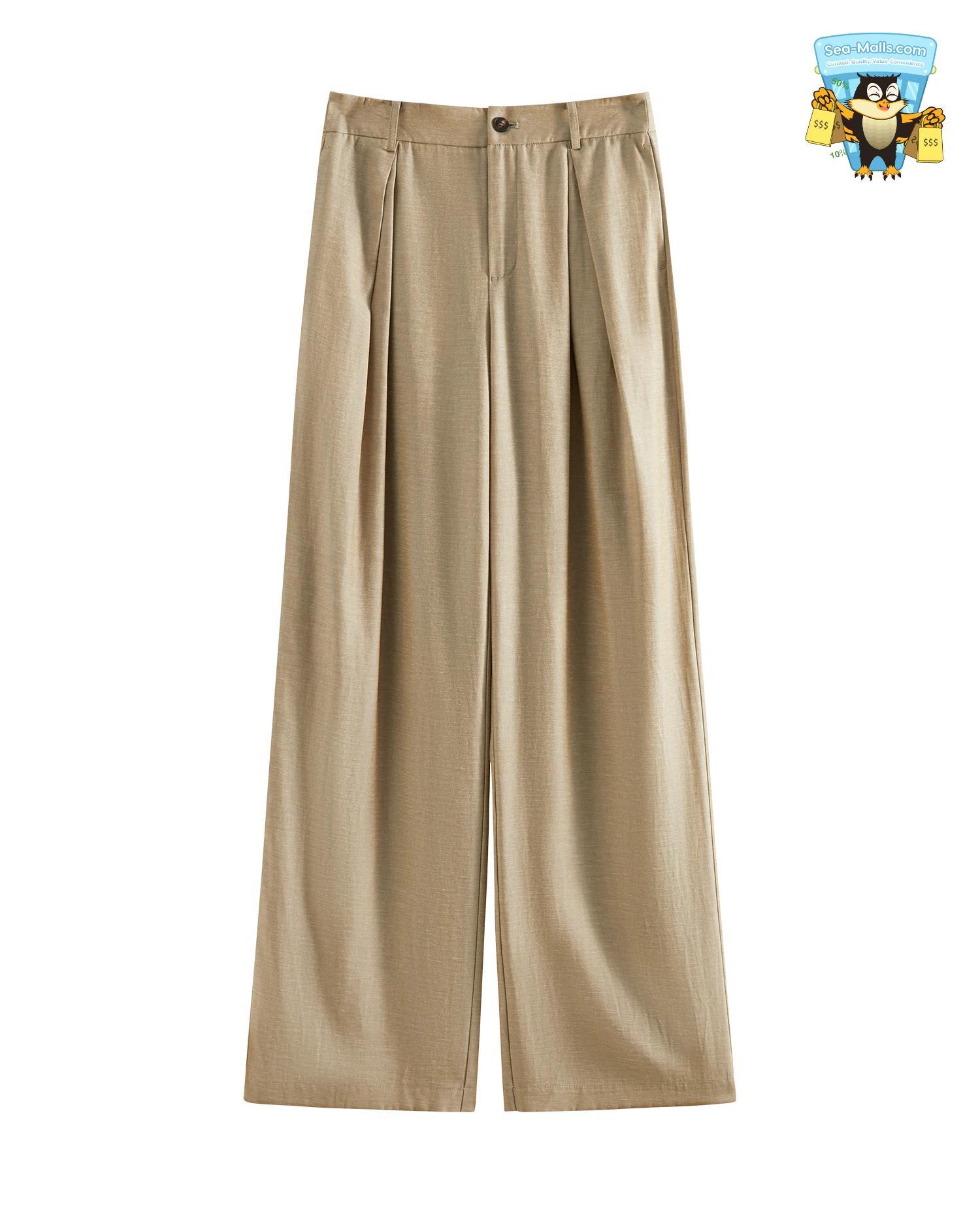 Summer Old Money Vest & Wide-Leg Pants Set – Vintage Tailored Two-Piece