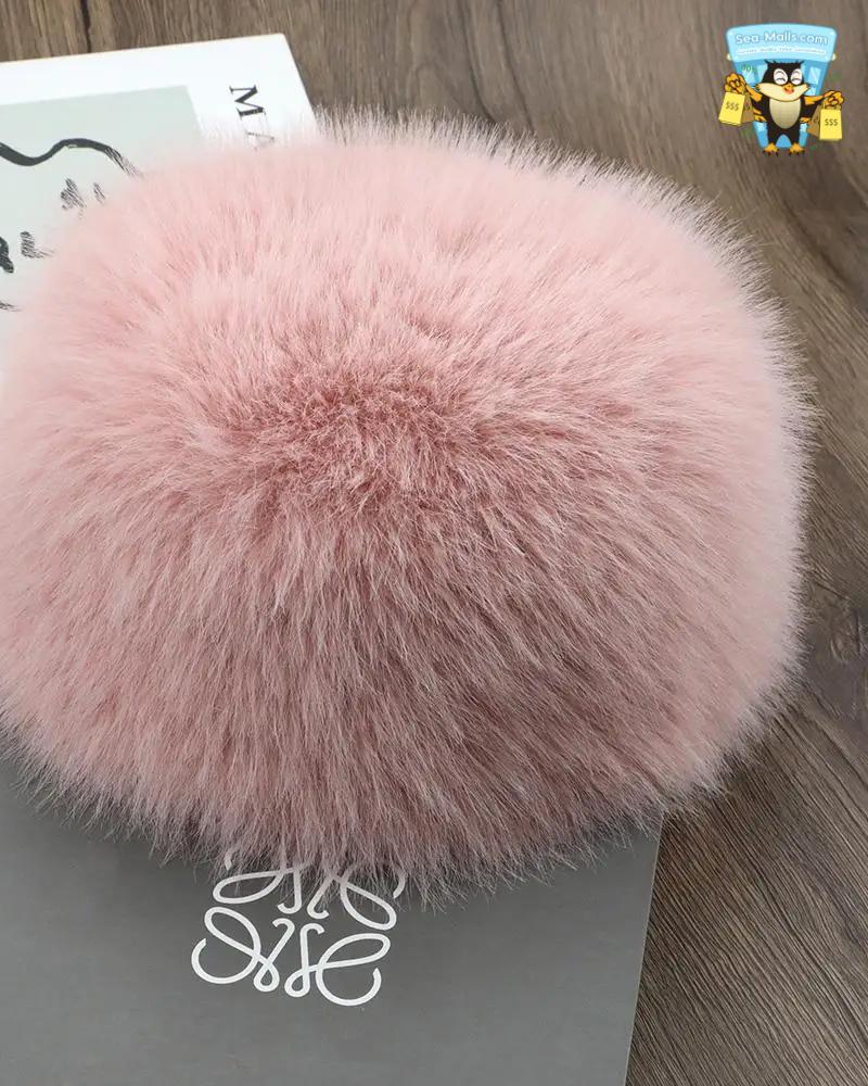 Faux Fox Fur Winter Snow Ski Cap