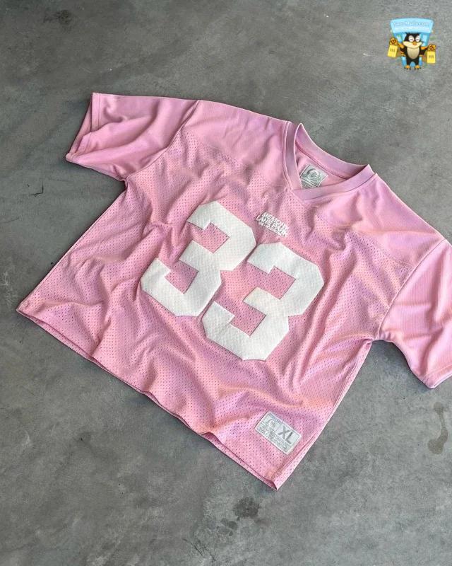 Y2K Retro Jersey Oversized Mesh T-Shirt – Unisex Streetwear Football Top