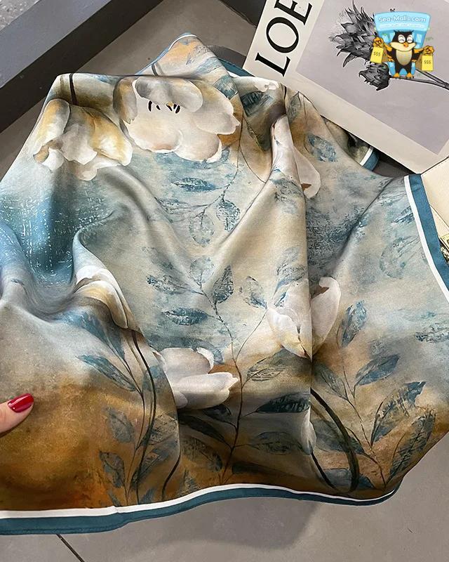 100% Natural Silk Square Scarf
