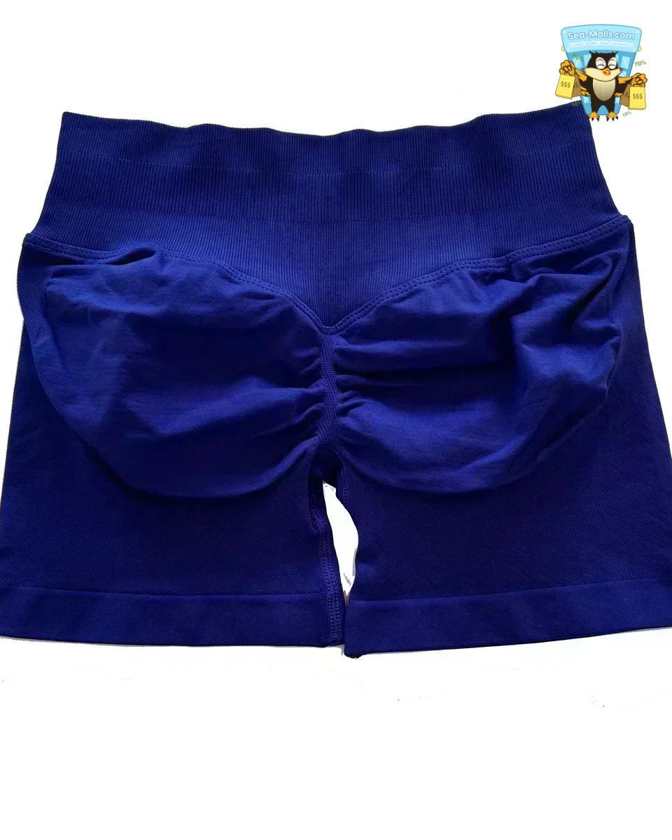 Low Waist Seamless Yoga Shorts Scrunch Bum Workout Fitness