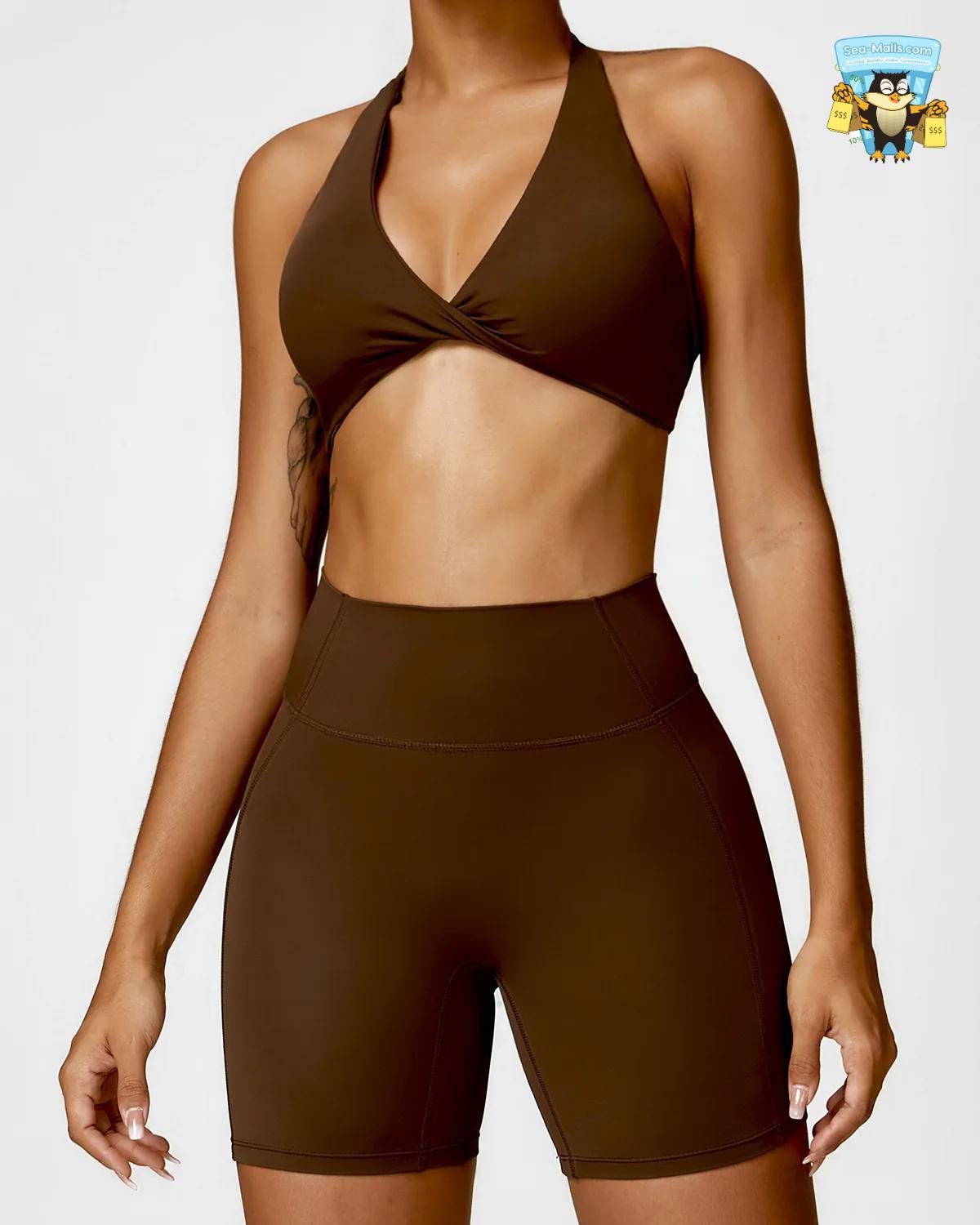 Women’s Seamless Yoga Set – 2PCS Gym Outfit