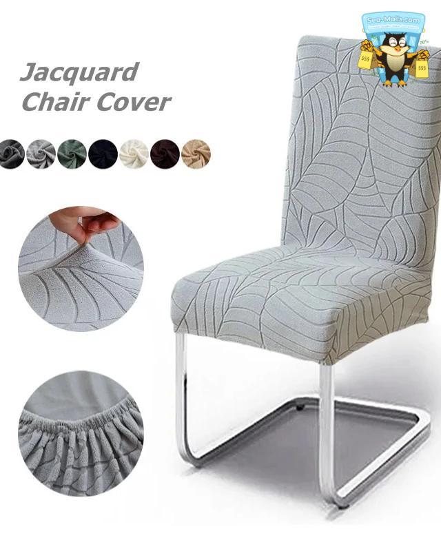 Leaf Jacquard Spandex Chair Co
