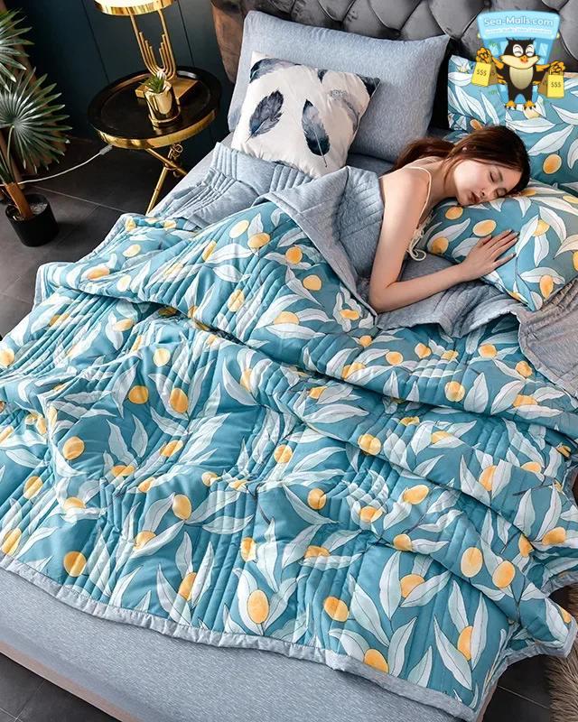 Lightweight Quilted Summer Duvet Blanket