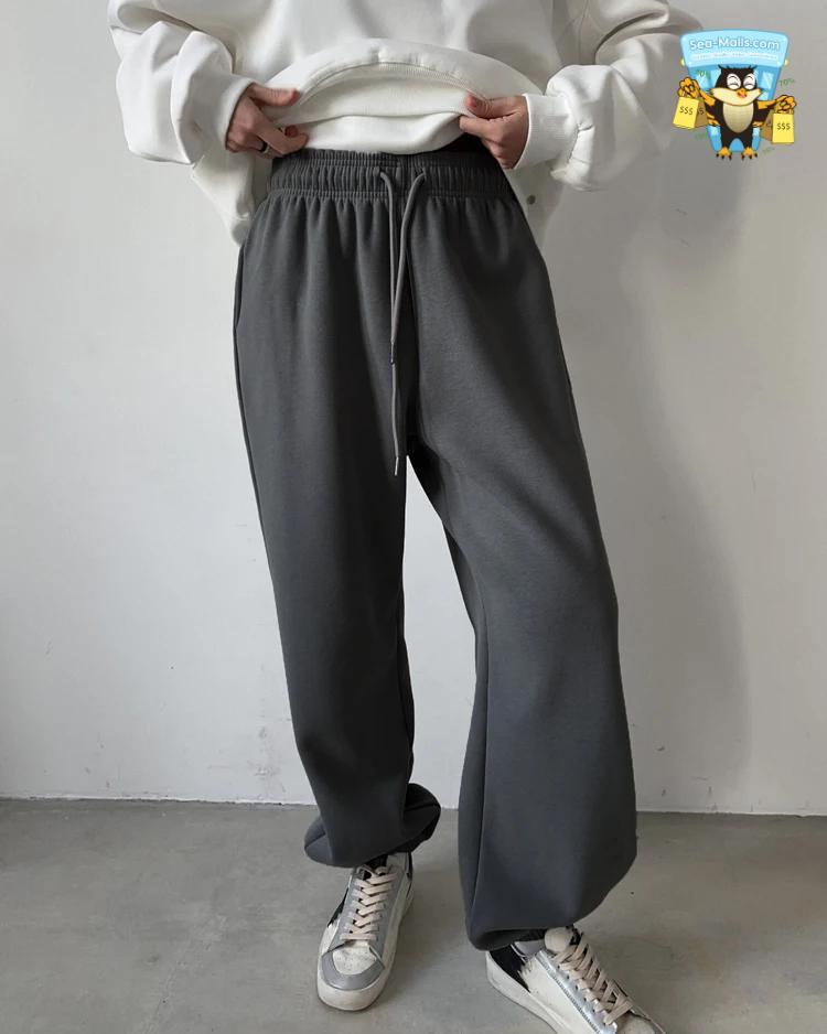 High-Waist Jogger Sweatpants for Women