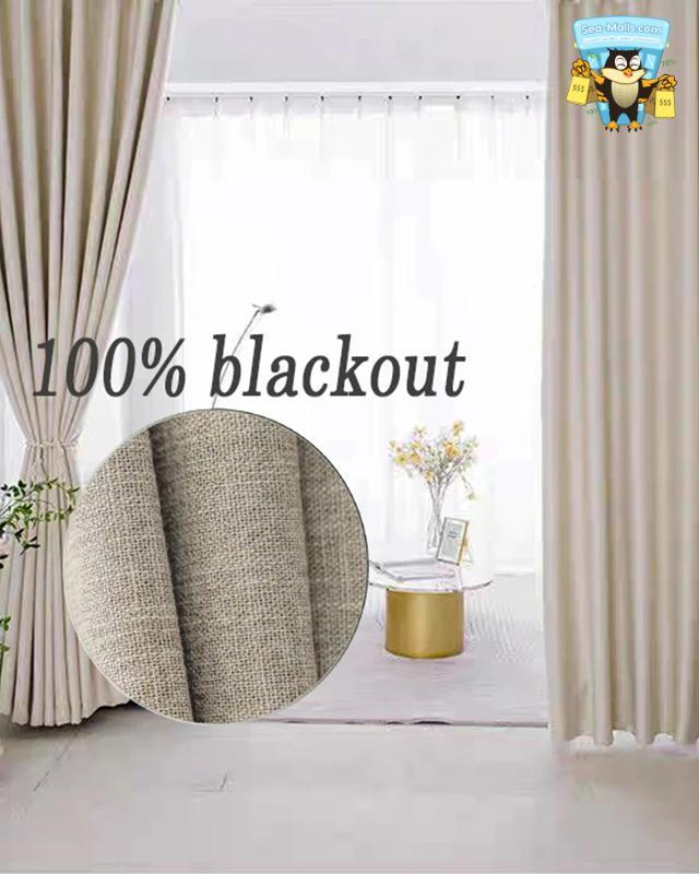 Linen Blackout Curtains – Lu
