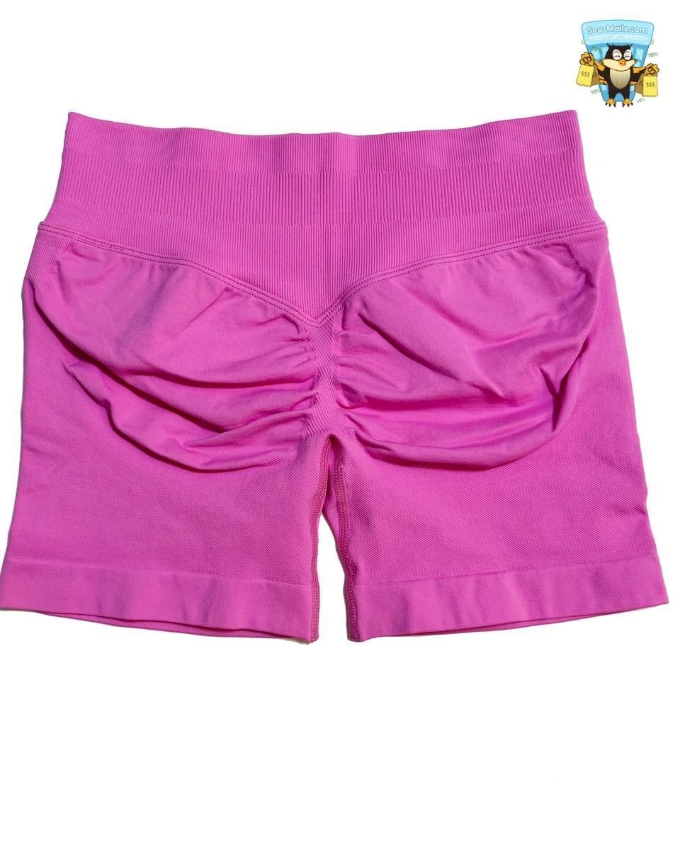 Low Waist Seamless Yoga Shorts Scrunch Bum Workout Fitness