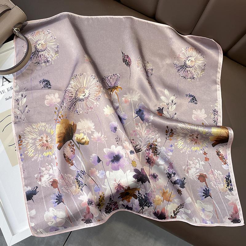 100% Silk Bandana Scarf – Luxury Square Neckerchief
