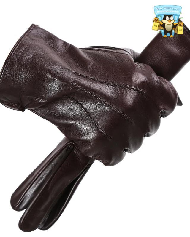 Men’s Genuine Leather Winter Gloves
