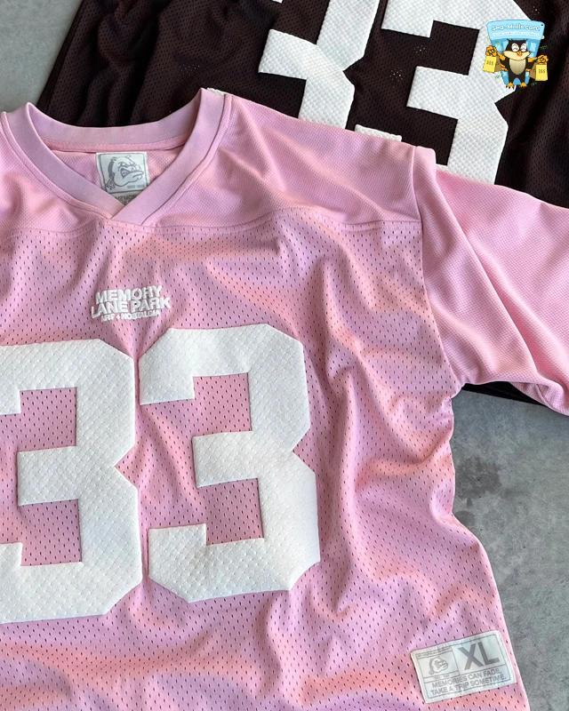 Y2K Retro Jersey Oversized Mes