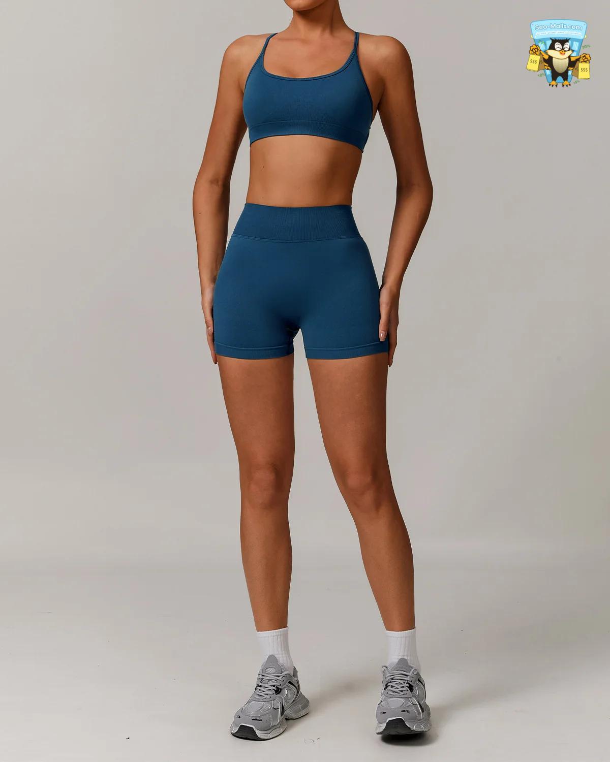 Seamless Yoga Set for Women 2/3PCS Sports Bra & Leggings Fitness Tracksuit