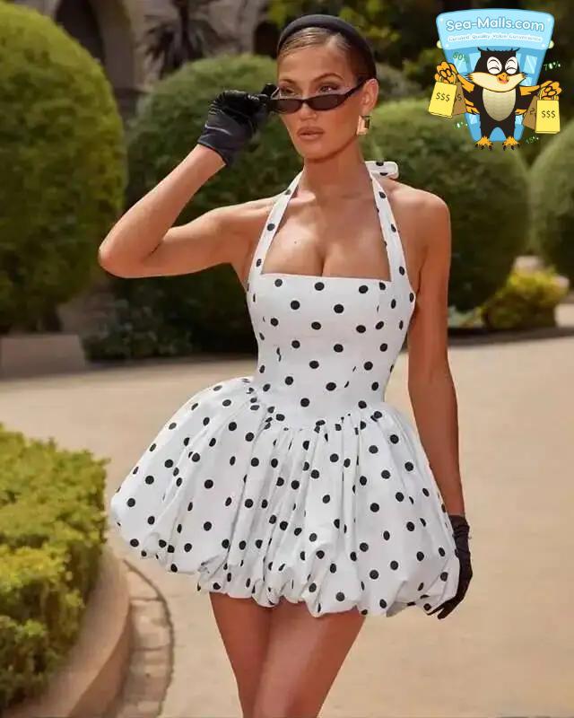 Strapless A-line Mini Dress Backless Bodycon Party Dress for Women