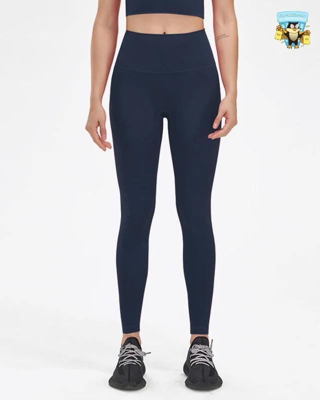 Women’s High-Waist Nylon Breathable Seamless Yoga Pants
