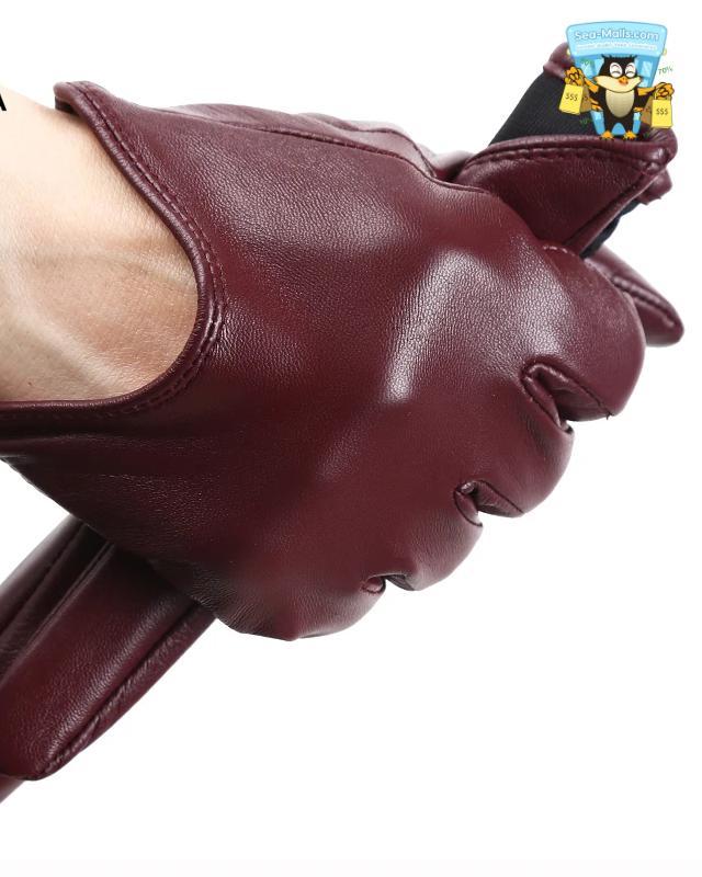 Women's Genuine Leather Winter Gloves