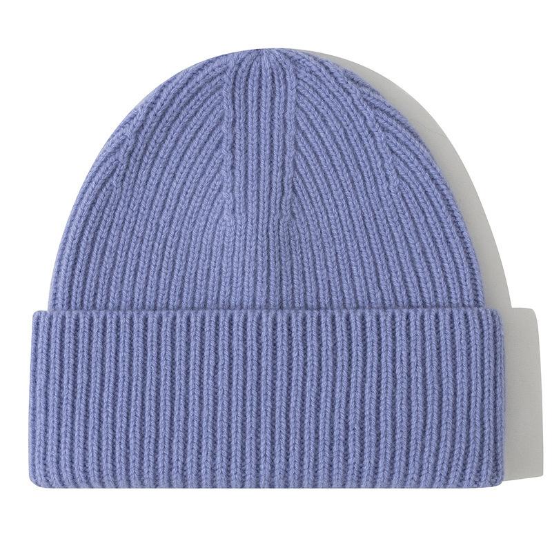 100% Merino Wool Winter Beanie Unisex Soft Knit Hat