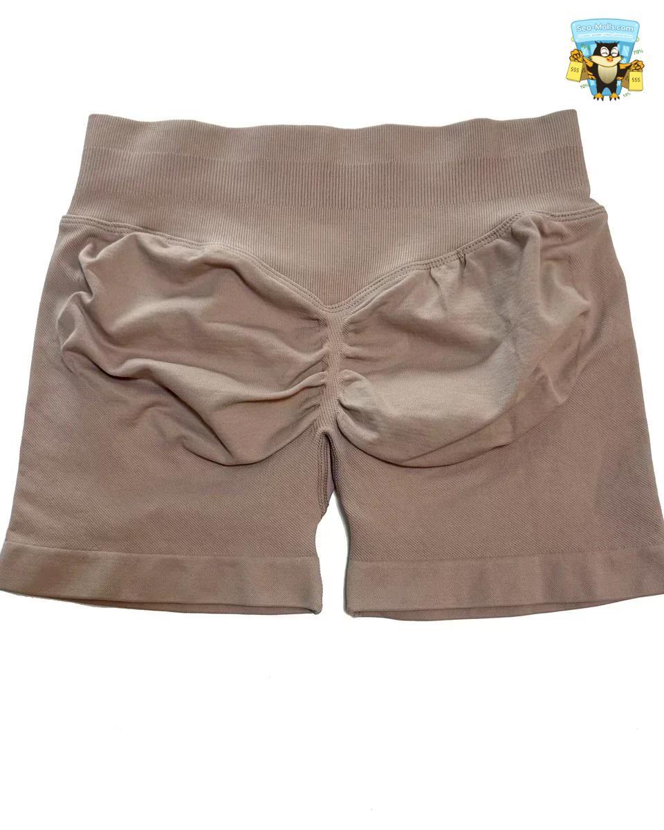 Low Waist Seamless Yoga Shorts Scrunch Bum Workout Fitness