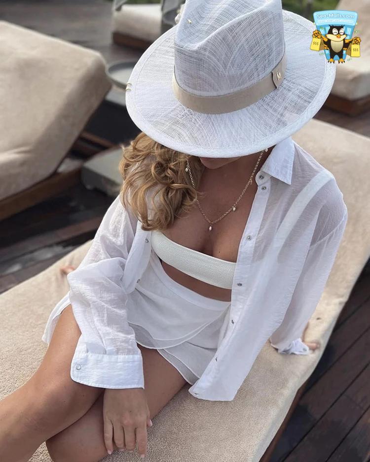Casual Vacation Two-Piece Set Turn-Down Collar Shirt & Mini Skirt Suit