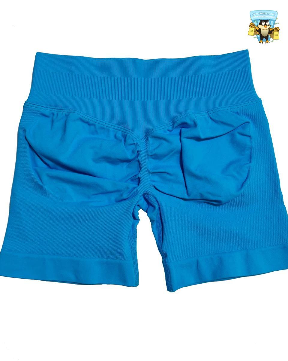 Low Waist Seamless Yoga Shorts Scrunch Bum Workout Fitness
