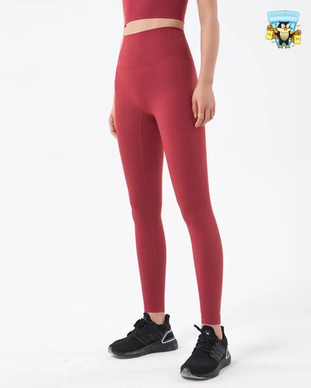 Women’s High-Waist Nylon Breathable Seamless Yoga Pants