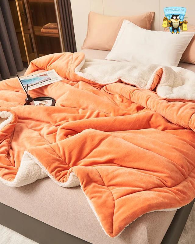 Super Soft Imitation Lambswool Blanket Comforter
