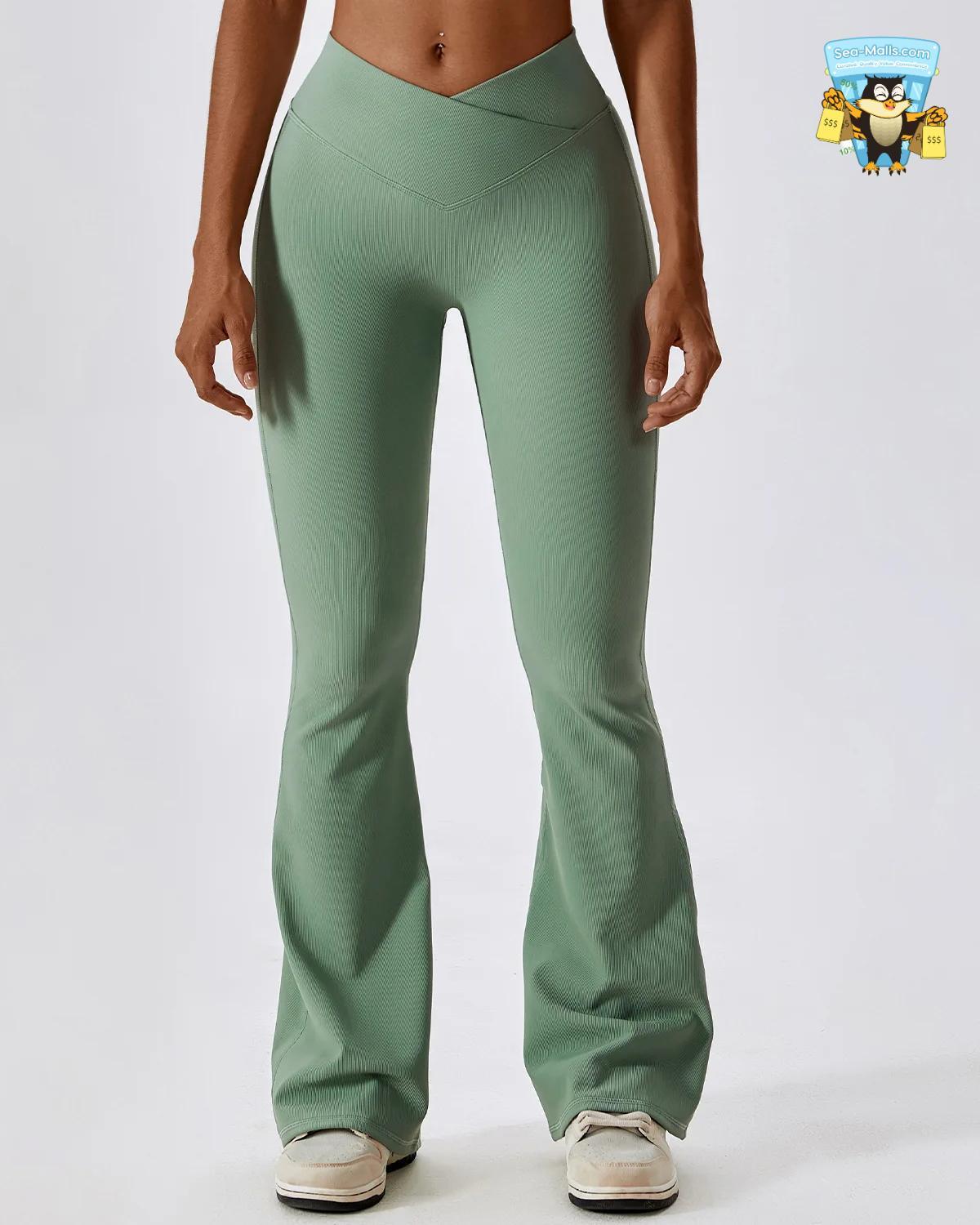 Women’s Flare Leggings – High Waist Yoga Pants