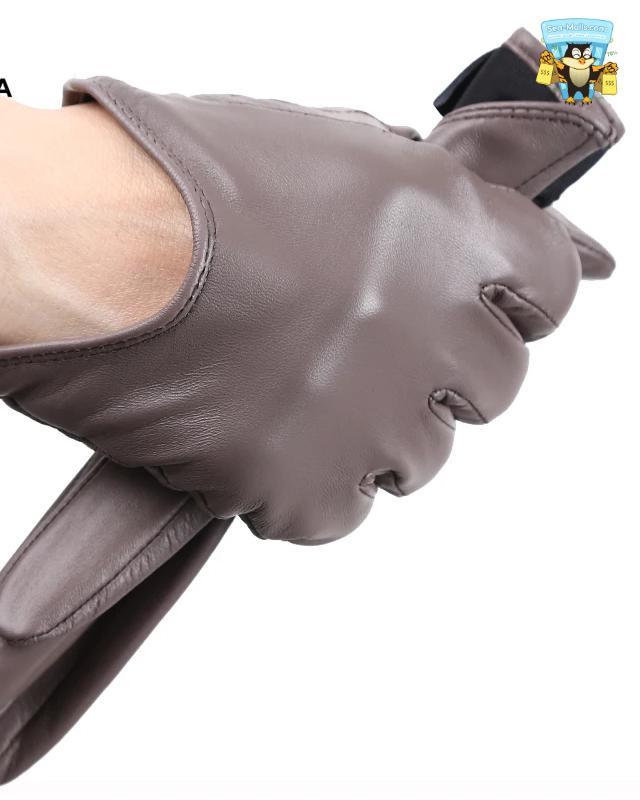 Women's Genuine Leather Winter Gloves