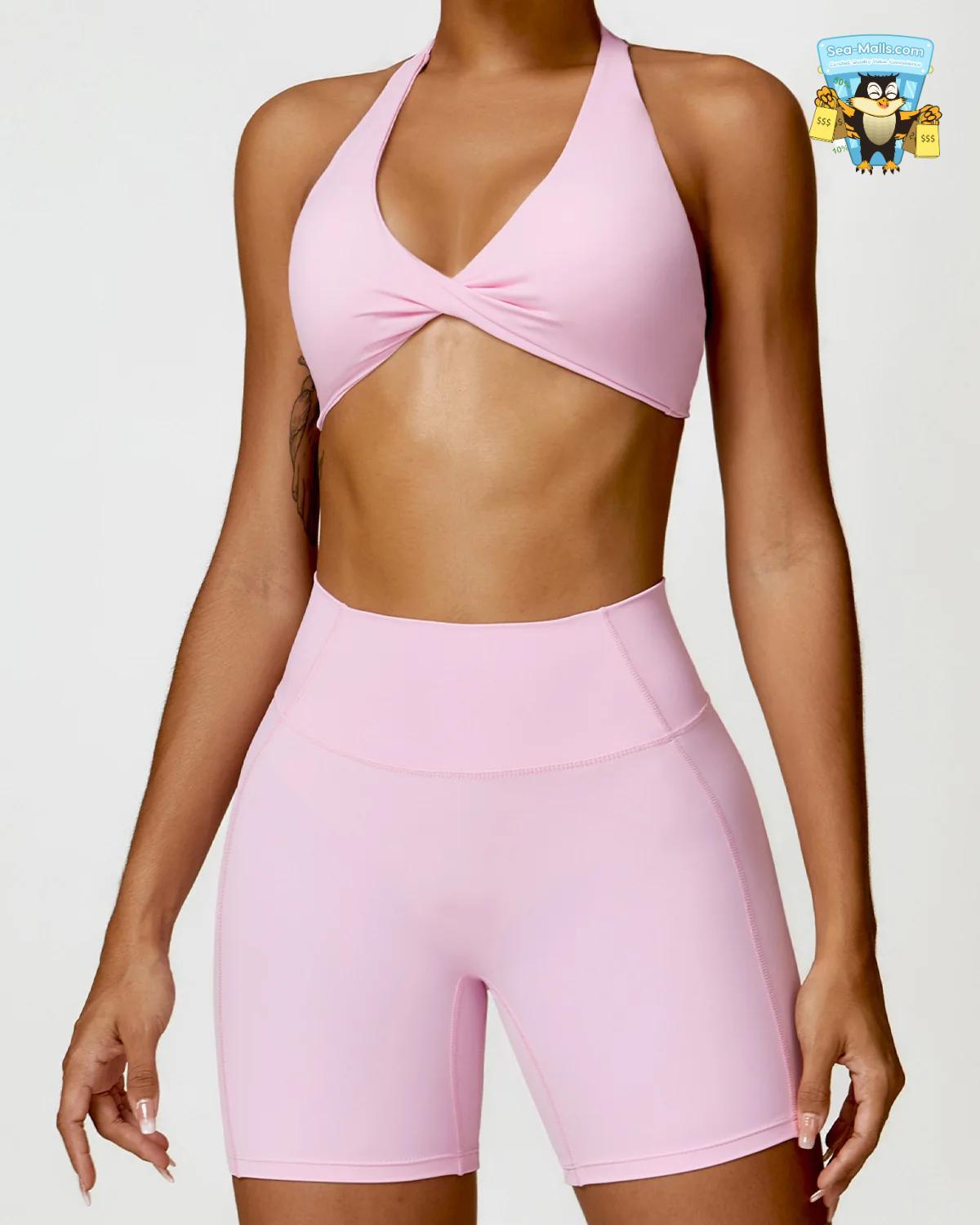 Women’s Seamless Yoga Set – 2PCS Gym Outfit