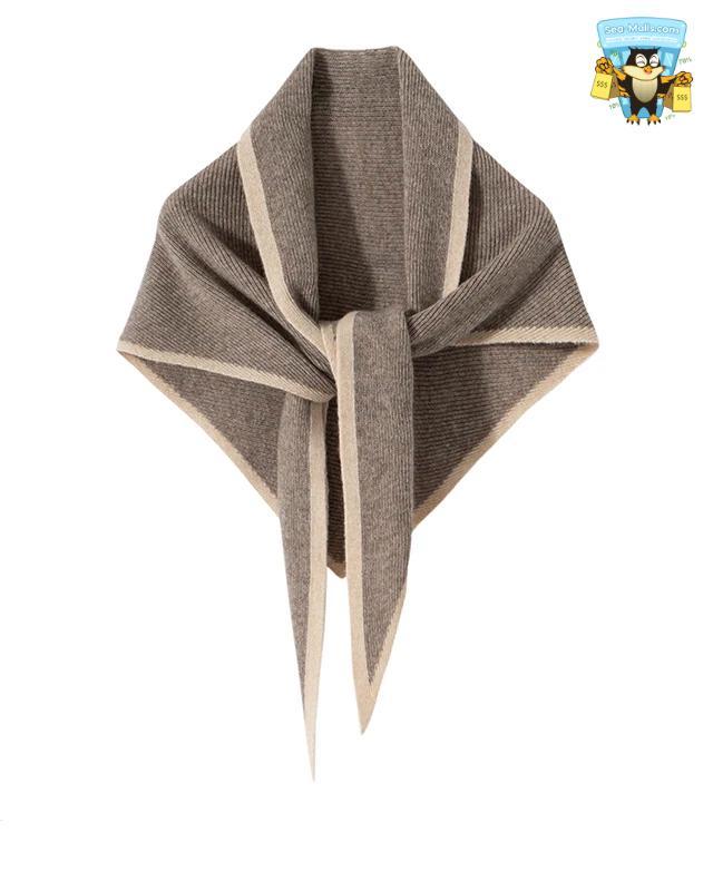 Triangle Design Cashmere Scarf