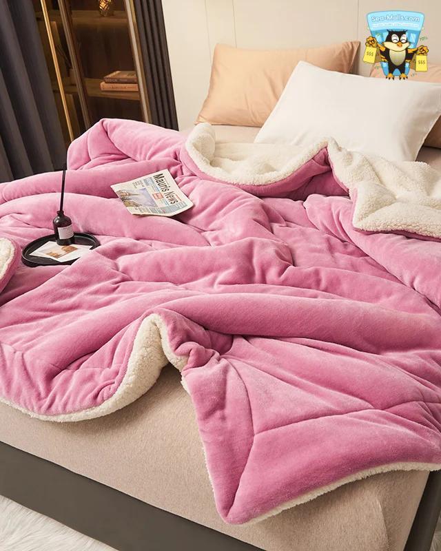 Super Soft Imitation Lambswool Blanket Comforter