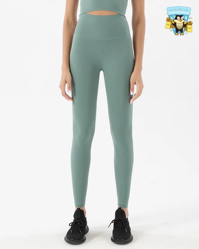 Women’s High-Waist Nylon Breathable Seamless Yoga Pants