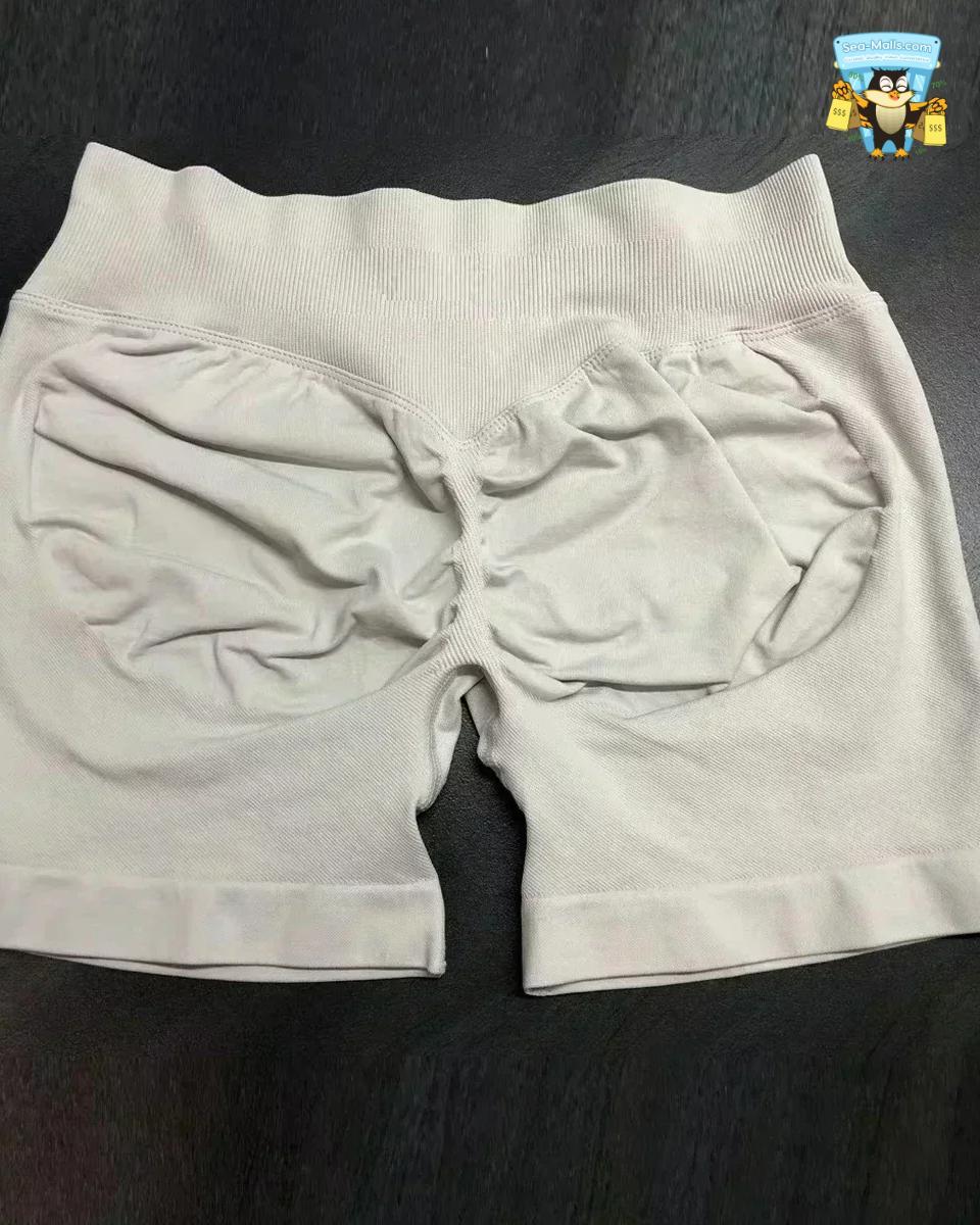 Low Waist Seamless Yoga Shorts Scrunch Bum Workout Fitness