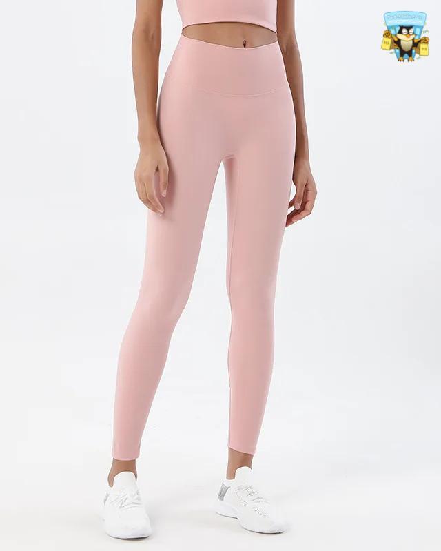 Women’s High-Waist Nylon Breathable Seamless Yoga Pants