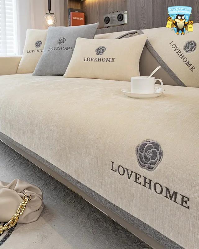 Chenille Universal Non-Slip Sofa Cover Cushion Protector
