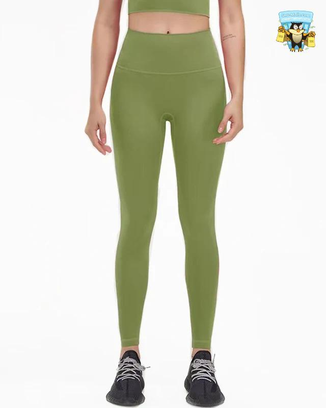 Women’s High-Waist Nylon Breathable Seamless Yoga Pants