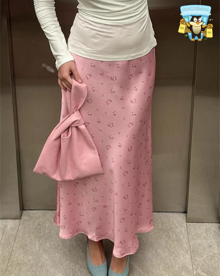 Summer Printed Maxi High Waist