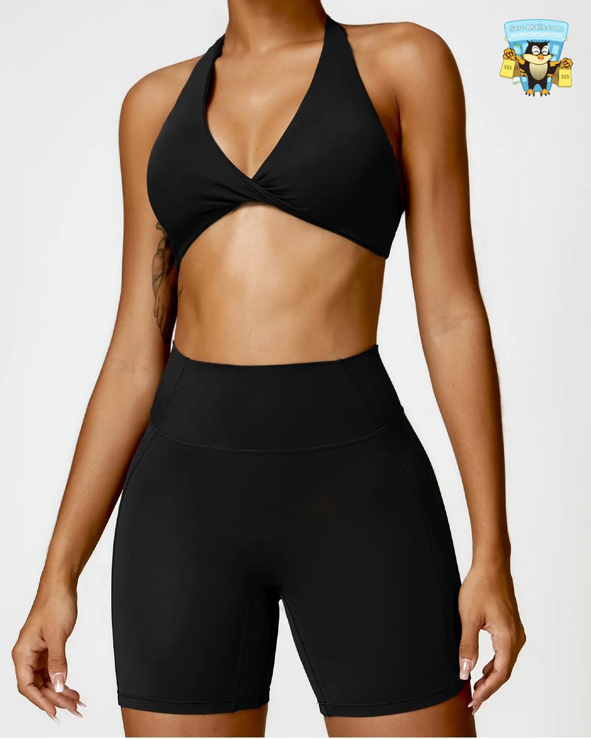 Women’s Seamless Yoga Set – 2PCS Gym Outfit