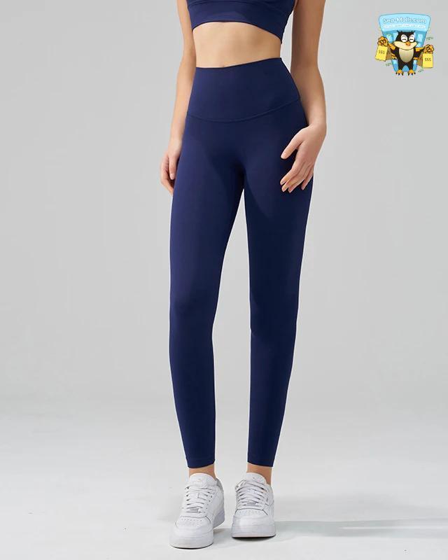 Women’s High-Waist Nylon Breathable Seamless Yoga Pants