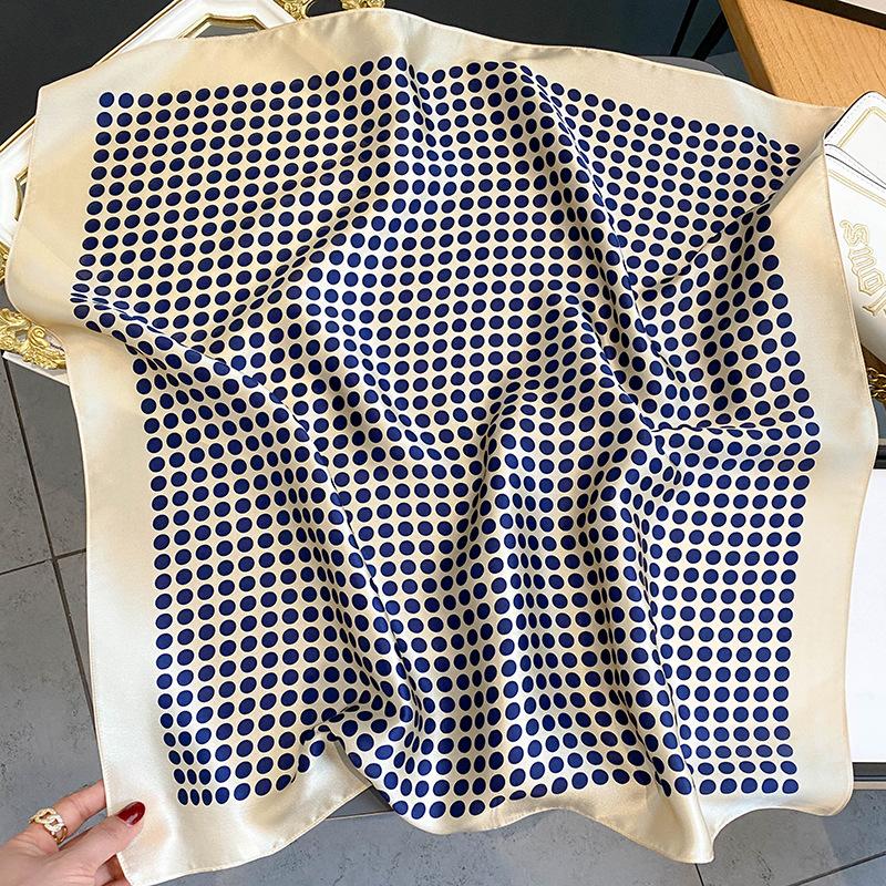 100% Mulberry Silk Square Scarf for Women