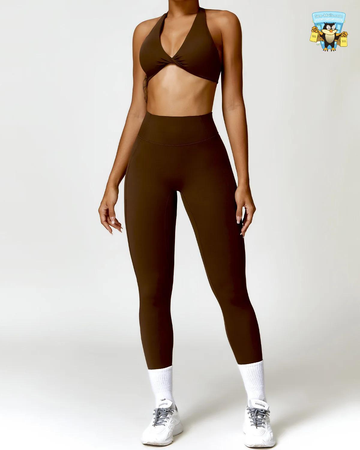 Women’s Seamless Yoga Set – 2PCS Gym Outfit