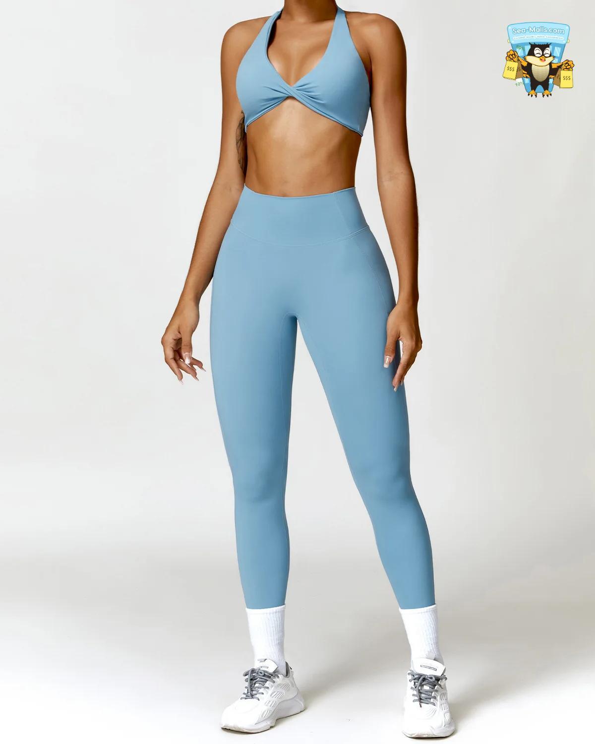 Women’s Seamless Yoga Set – 2PCS Gym Outfit