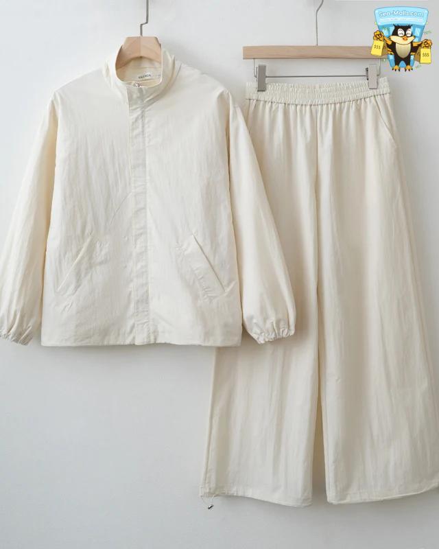Women’s Casual Sports-Style Jacket and Pants Set – Autumn Two-Piece Outfit