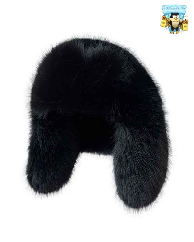 Faux Fox Fur Bomber Hat Women Winter Earflap Ski Cap