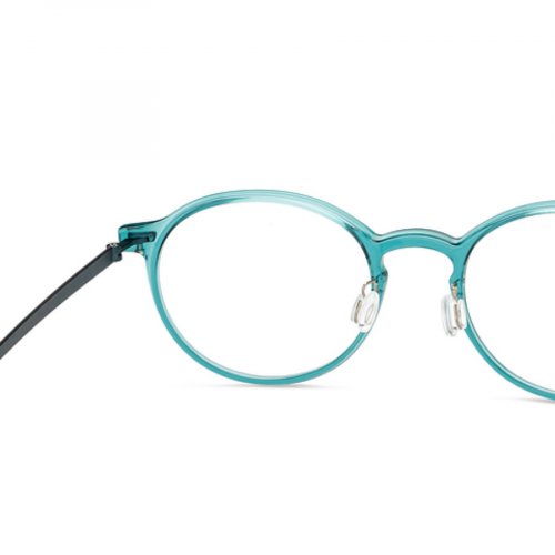 Lenskart Air Green Transparent Full Rim Round
