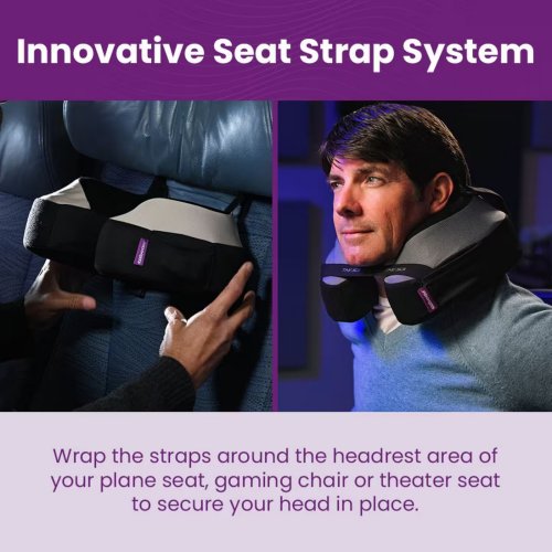 TNE S3 Travel Neck Pillow - Black/Gray