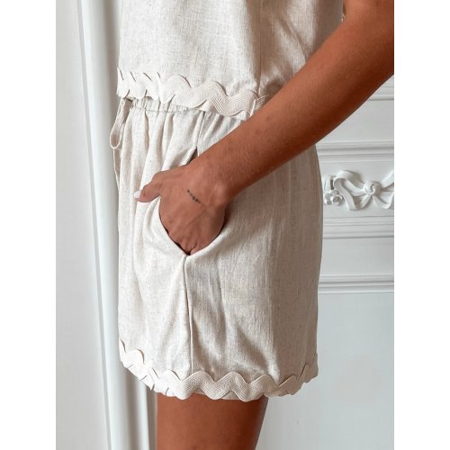 Solara Shorts - Oat