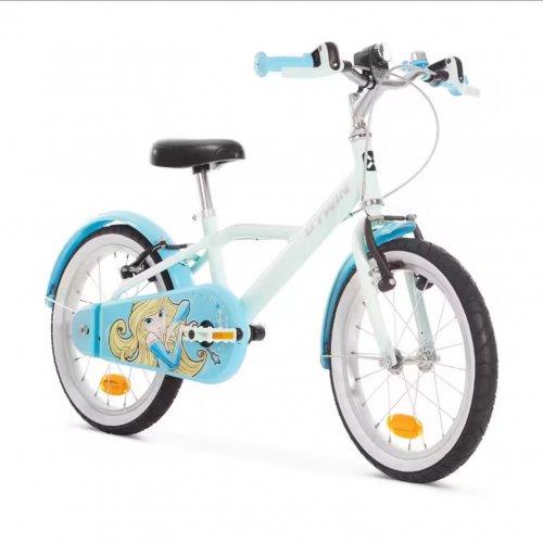 Refurbished Heavily Used - 500 Blue Princes 16-Inch Bike 4-6 Years