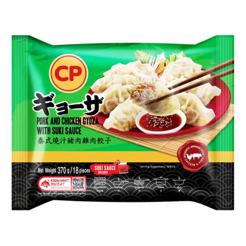 CP Gyoza Chicken/Pork & Chicken with Chives/Pork & Chicken with Sukiyaki Sauce (367g - 400g) - 2 Packs