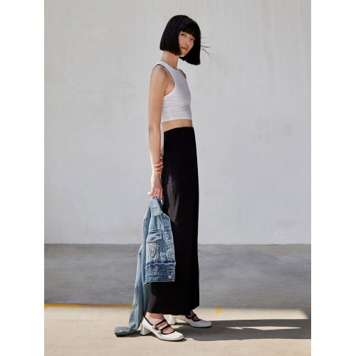 Pearl-Buckle Two-Tone Mary Jane Pumps - White