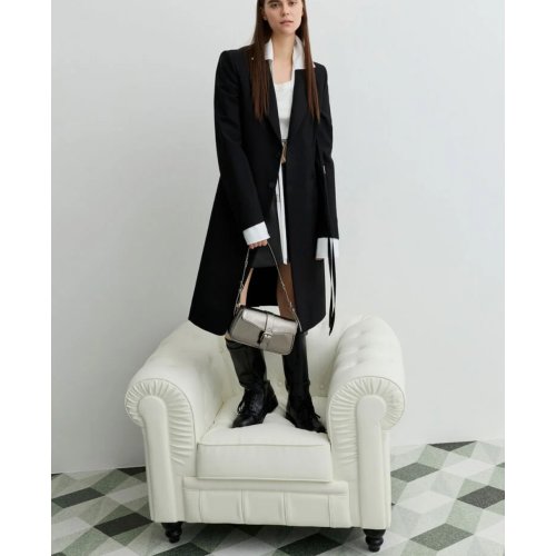  Blaise Belted Shoulder Bag - Pewter 