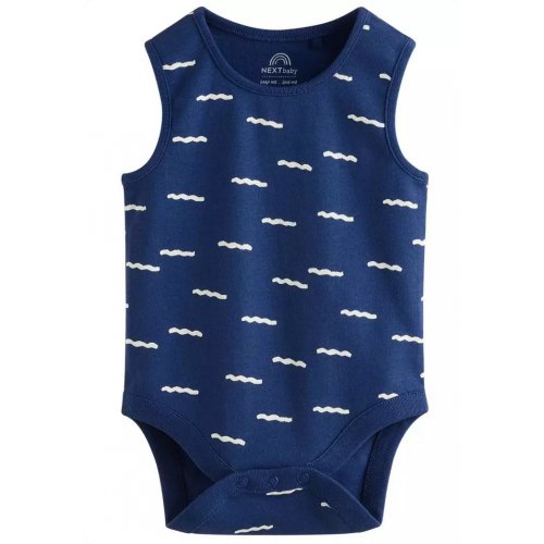 NEXT 100% Cotton Baby Vest Bodysuits 5 Pack